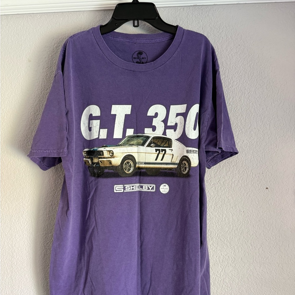 Selby Purple Short Sleeve Tee with Graphic Design